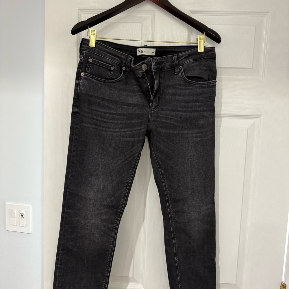 Zara Black Denim Pants